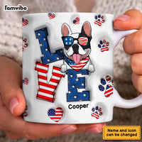 Personalized Gift For Dog Mom Dad 3D Inflated Effect Mug 33982 thumb 1