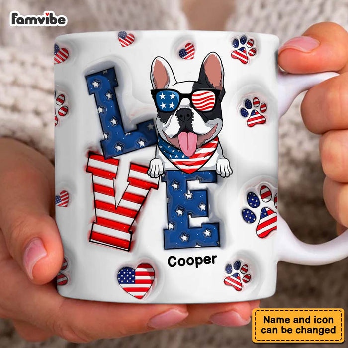 Personalized Gift For Dog Mom Dad 3D Inflated Effect Mug 33982 1