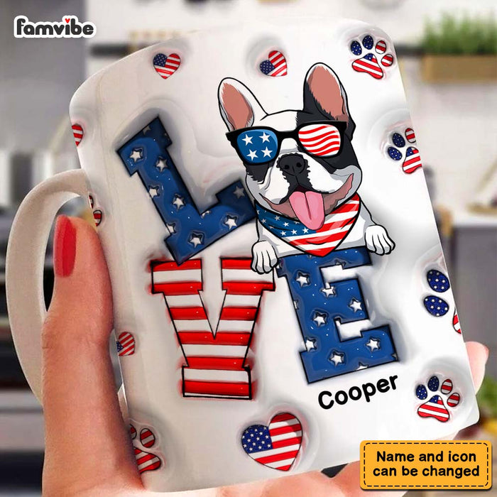 Personalized Gift For Dog Mom Dad 3D Inflated Effect Mug 33982 1