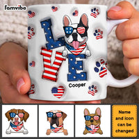 Personalized Gift For Dog Mom Dad 3D Inflated Effect Mug 33982 thumb 1