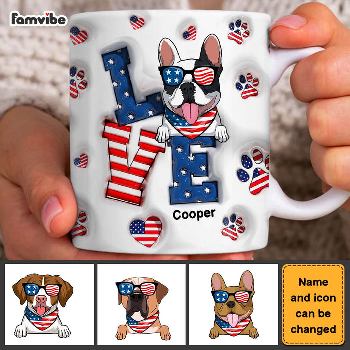 Personalized Gift For Dog Mom Dad 3D Inflated Effect Mug 33982 1