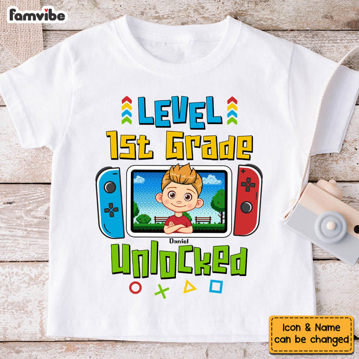 Personalized Gift For Grandson Upgrade Level Kid T Shirt - Kid Hoodie - Kid Sweatshirt 33984 1