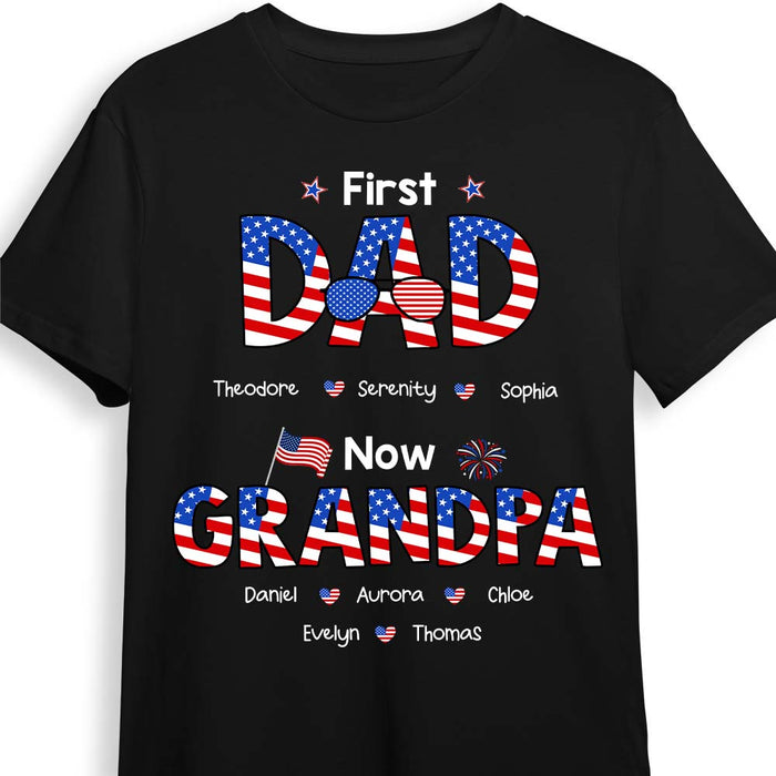 Personalized Gift For Grandpa First Dad Now Grandpa Shirt - Hoodie - Sweatshirt 33986 1