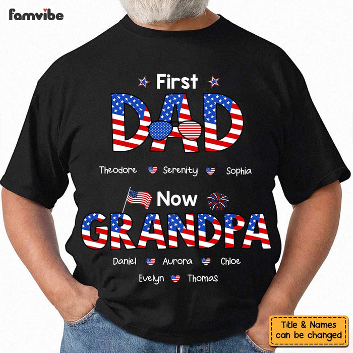 Personalized Gift For Grandpa First Dad Now Grandpa Shirt - Hoodie - Sweatshirt 33986 1