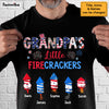 Personalized Gift For Grandpa Grandpa's Little Firecrackers Shirt - Hoodie - Sweatshirt 33988 1