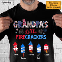 Personalized Gift For Grandpa Grandpa's Little Firecrackers Shirt - Hoodie - Sweatshirt 33988 thumb 1