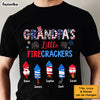 Personalized Gift For Grandpa Grandpa's Little Firecrackers Shirt - Hoodie - Sweatshirt 33988 1