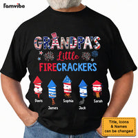 Personalized Gift For Grandpa Grandpa's Little Firecrackers Shirt - Hoodie - Sweatshirt 33988 thumb 1