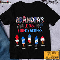 Personalized Gift For Grandpa Grandpa's Little Firecrackers Shirt - Hoodie - Sweatshirt 33988 thumb 1