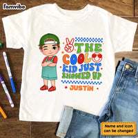 Personalized Gift For Grandson The Cool Kid Just Showed Up Kid T Shirt - Kid Hoodie - Kid Sweatshirt 33992 thumb 1