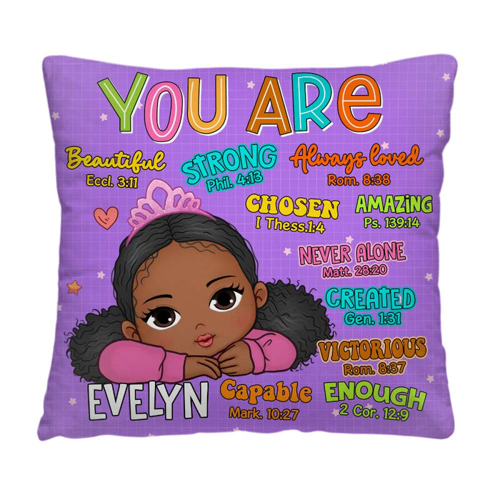 Personalized Gift For Granddaughter You Are Bibble Verses Pillow 34001 1