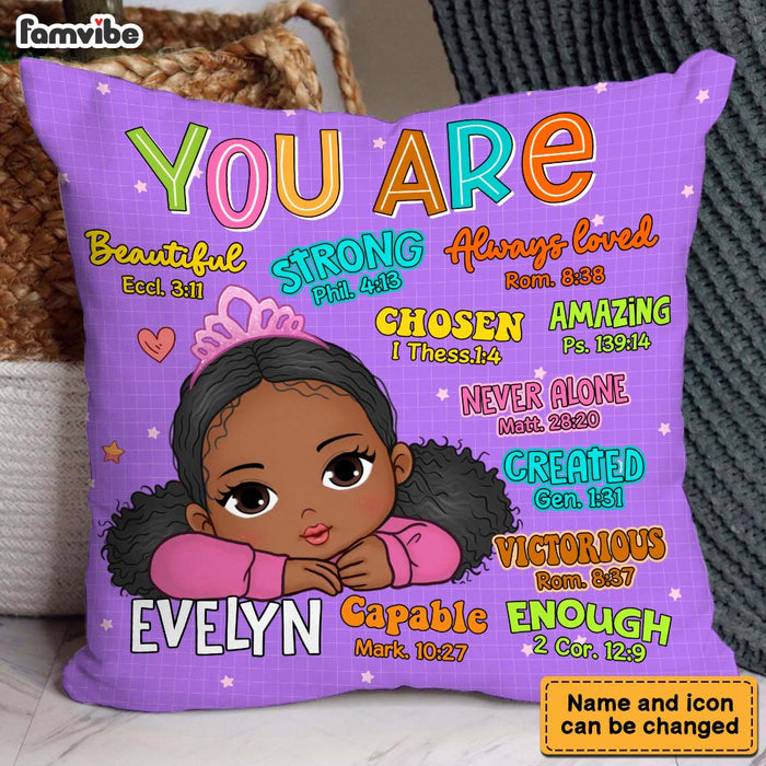 Personalized Gift For Granddaughter You Are Bibble Verses Pillow 34001 1