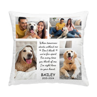 Personalized Custom Photo - Sympathy Gift For Pet Owners, Pet Lovers Pillow 34004 thumb 1