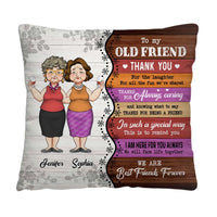 Personalized Gift For Old Friends Thank You For Pillow 34013 thumb 1