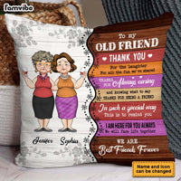 Personalized Gift For Old Friends Thank You For Pillow 34013 thumb 1