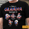 Personalized Gift For Grandpa This Grandpa Belongs To Shirt - Hoodie - Sweatshirt 34015 1