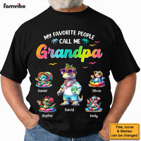 Personalized Gift For Grandpa My Favorite People Call Me Grandpa Shirt - Hoodie - Sweatshirt 34016 thumb 1