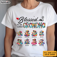 Personalized Gift For Grandma Blessed To Be Called Grandma Shirt - Hoodie - Sweatshirt 34019 thumb 1
