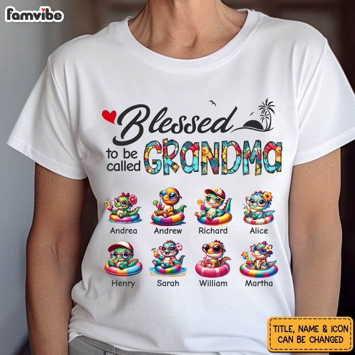 Personalized Gift For Grandma Blessed To Be Called Grandma Shirt - Hoodie - Sweatshirt 34019 1
