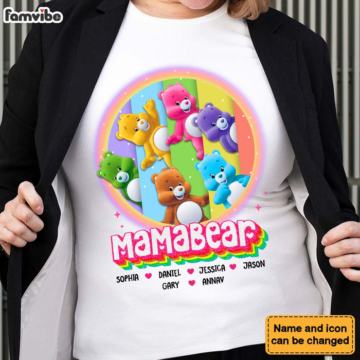 Personalized Gift For Grandma Mamabear Colorful Shirt - Hoodie - Sweatshirt 34022 1
