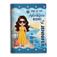 Personalized Gift For Traveling Lovers Adventure Begins Passport Cover 34024 thumb 1