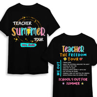 Personalized Gift For Teacher Summer Tour Double-sided Printing Shirt 34025 thumb 1