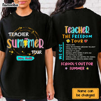 Personalized Gift For Teacher Summer Tour Double-sided Printing Shirt 34025 thumb 1