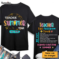 Personalized Gift For Teacher Summer Tour Double-sided Printing Shirt 34025 thumb 1