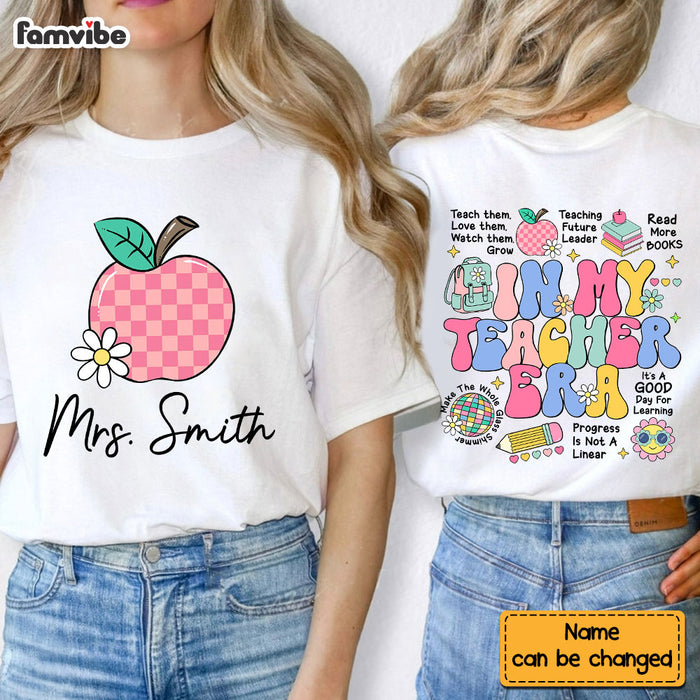 Personalized Gift For Teacher In My Area Double-sided Printing Shirt 34028 1