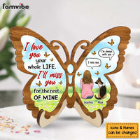 Personalized For Pet Lovers I Love You Your Whole Life 2 Layered Wooden Plaque 34029 thumb 1