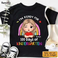 Personalized Gift For Granddaughter 100 Days Of Kindergarten Kid T Shirt - Kid Hoodie - Kid Sweatshirt 34031 thumb 1