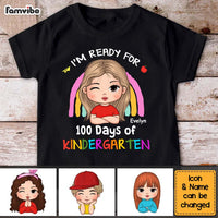 Personalized Gift For Granddaughter 100 Days Of Kindergarten Kid T Shirt - Kid Hoodie - Kid Sweatshirt 34031 thumb 1