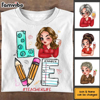 Personalized Gift For Teacher Life Love Shirt - Hoodie - Sweatshirt 34032 thumb 1