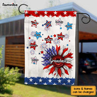 Personalized Sunflowers 4TH Of July Grandma Flag 34037 thumb 1