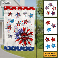 Personalized Sunflowers 4TH Of July Grandma Flag 34037 thumb 1