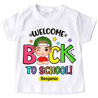 Personalized Gift For Grandson Welcome Back To School Kid T Shirt - Kid Hoodie - Kid Sweatshirt 34039 thumb 1