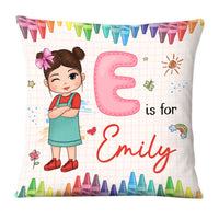 Personalized Gift For Granddaughter Letter Name Kid Pillow 34041 thumb 1