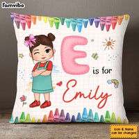 Personalized Gift For Granddaughter Letter Name Kid Pillow 34041 thumb 1