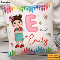 Personalized Gift For Granddaughter Letter Name Kid Pillow 34041 thumb 1