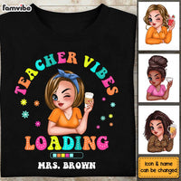 Personalized Teacher Vibes Shirt - Hoodie - Sweatshirt 34046 thumb 1