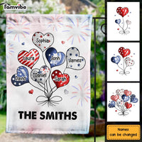 Personalized 4TH Of July Sweet Heart Grandma Auntie Mom Kids American Flag 34050 thumb 1