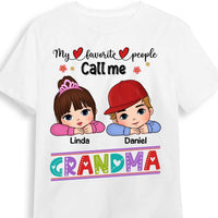 Personalized Gift For Grandma My Favorite People Shirt - Hoodie - Sweatshirt 34051 thumb 1