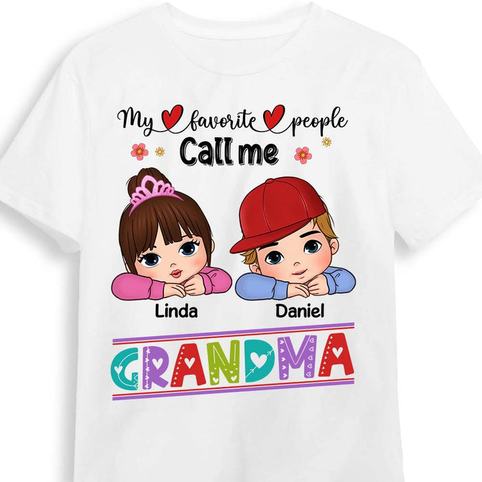 Personalized Gift For Grandma My Favorite People Shirt - Hoodie - Sweatshirt 34051 1