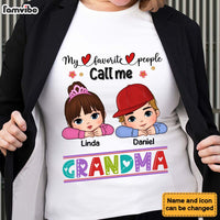 Personalized Gift For Grandma My Favorite People Shirt - Hoodie - Sweatshirt 34051 thumb 1
