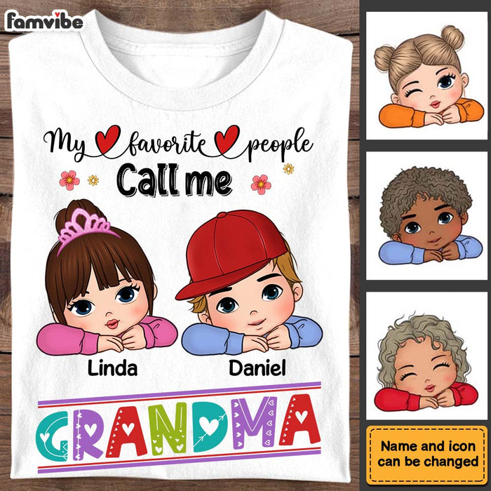Personalized Gift For Grandma My Favorite People Shirt - Hoodie - Sweatshirt 34051 1