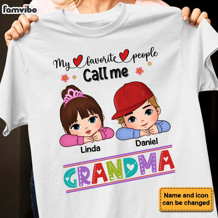 Personalized Gift For Grandma My Favorite People Shirt - Hoodie - Sweatshirt 34051 1