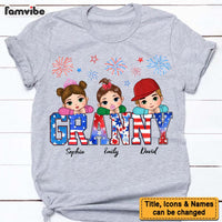 Personalized Gift For American Grandma Shirt - Hoodie - Sweatshirt 34056 thumb 1