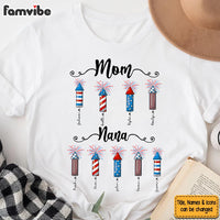 Personalized Gift For Grandma Fireworks Shirt - Hoodie - Sweatshirt 34060 thumb 1