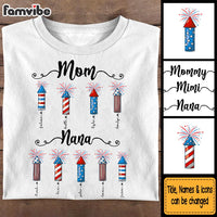 Personalized Gift For Grandma Fireworks Shirt - Hoodie - Sweatshirt 34060 thumb 1