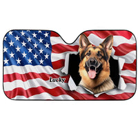 Personalized Gift For Dog Lover Photo Upload Car Sun Shade 34064 thumb 1